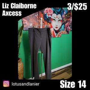 Liz Claiborne Axcess Metrofit Slacks Size 14  3/$25